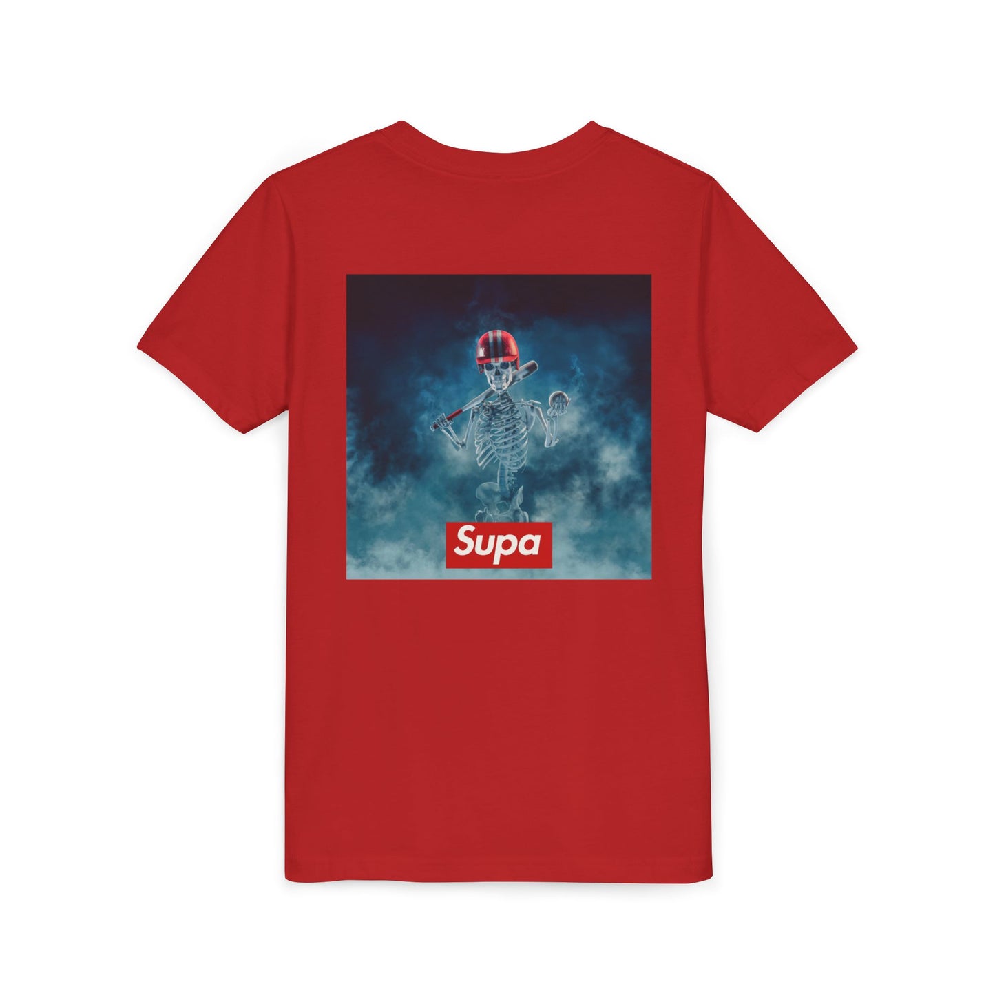 Supa Youth Short Sleeve Tee - Cool Skeleton Design