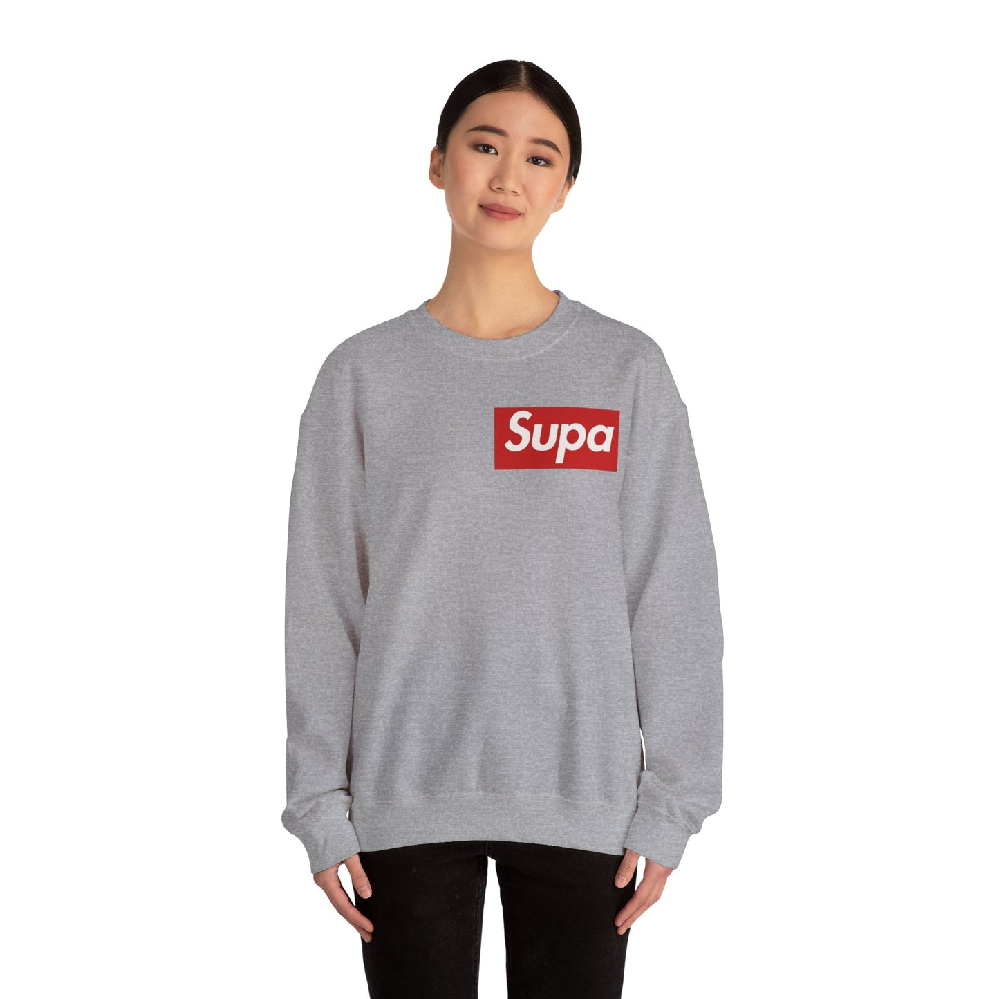 Supa Heavy Blend Crewneck Sweatshirt - Trendy Unisex Fashion