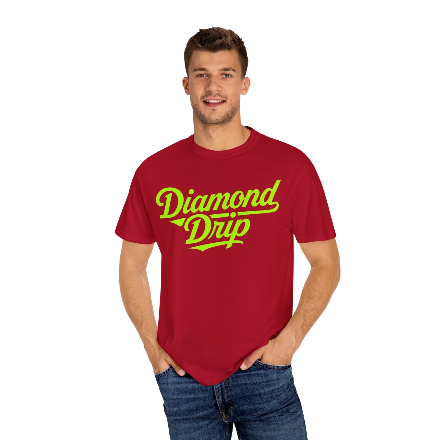 Diamond Drip Unisex Garment-Dyed T-Shirt