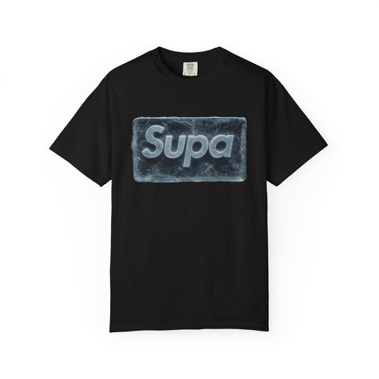 Supa Mountain Graphic T‑Shirt — Scenic Photo Backprint
