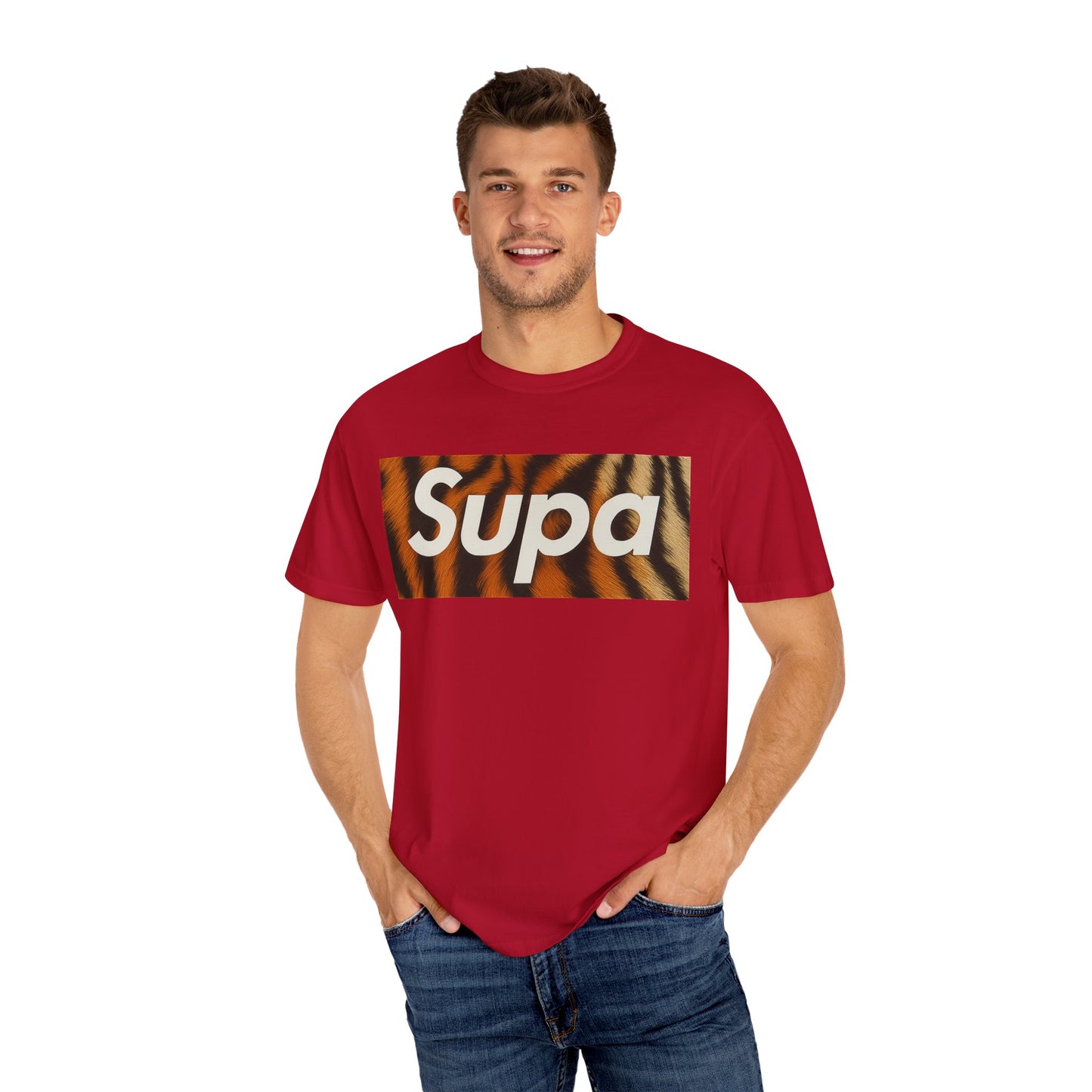 Supa Tiger Unisex Garment-Dyed T-Shirt
