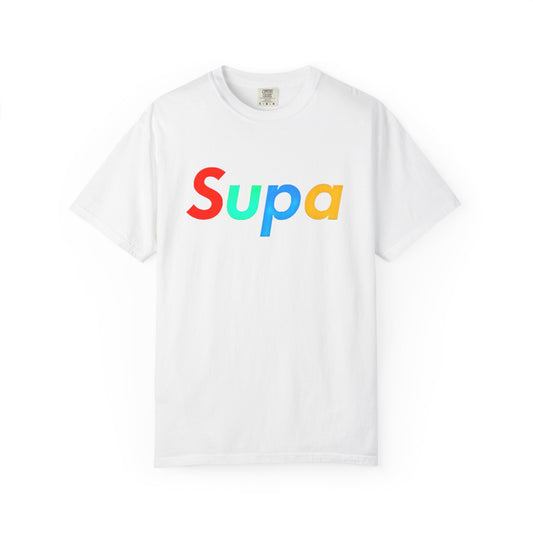 Supa Graphic T-Shirt — 'Stand Out in the Shadows' Colorful Logo Tee