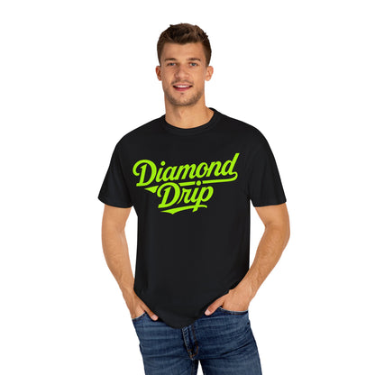 Diamond Drip Unisex Garment-Dyed T-Shirt