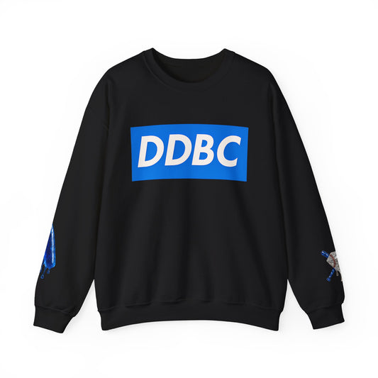 Crewneck Sweatshirt — DDBC Blue Logo Diamond Crewneck