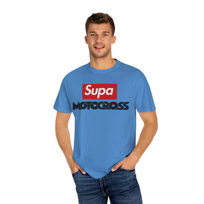 Motocross T-Shirt — "Supa" Logo & Back Graphic (Peace in a Storm)