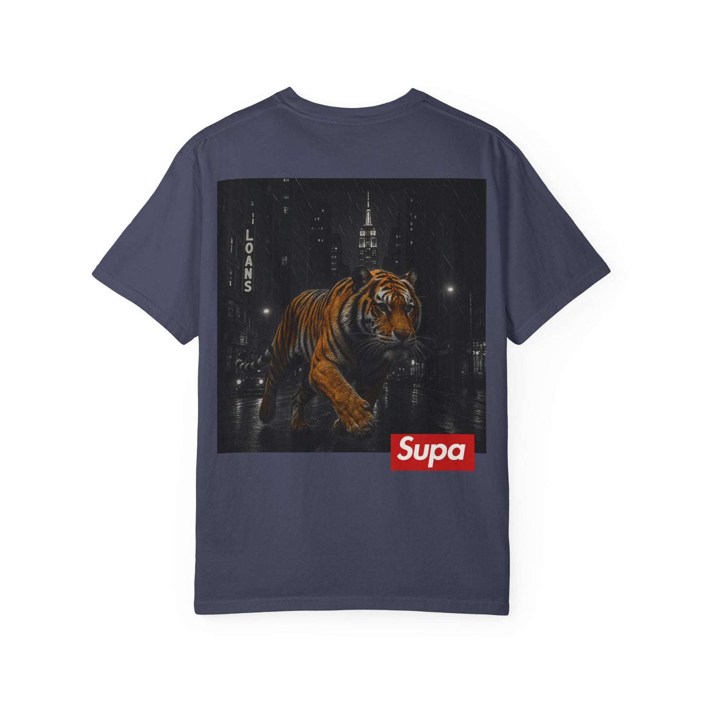 Supa Tiger Unisex Garment-Dyed T-Shirt