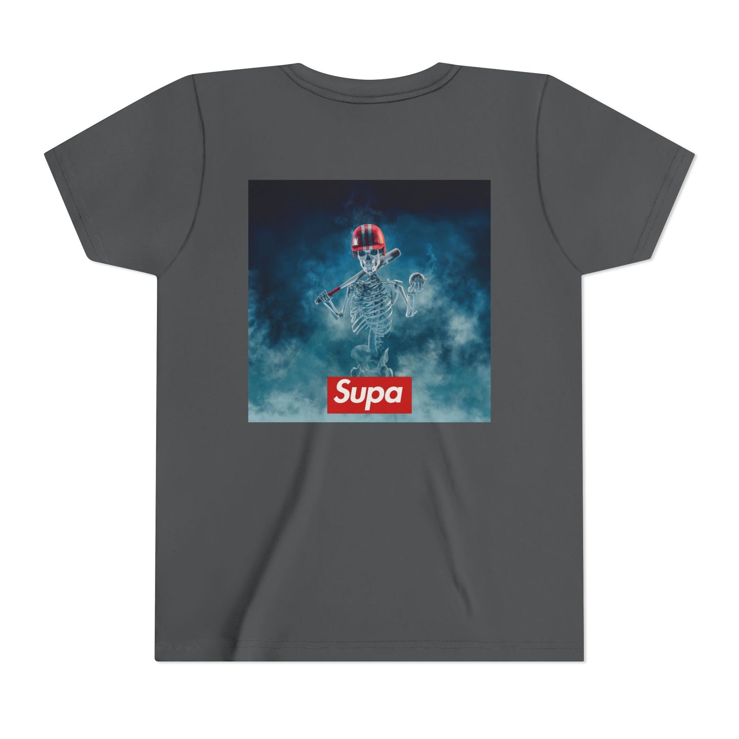 Supa Youth Short Sleeve Tee - Cool Skeleton Design