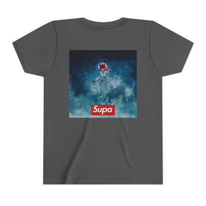 Supa Youth Short Sleeve Tee - Cool Skeleton Design