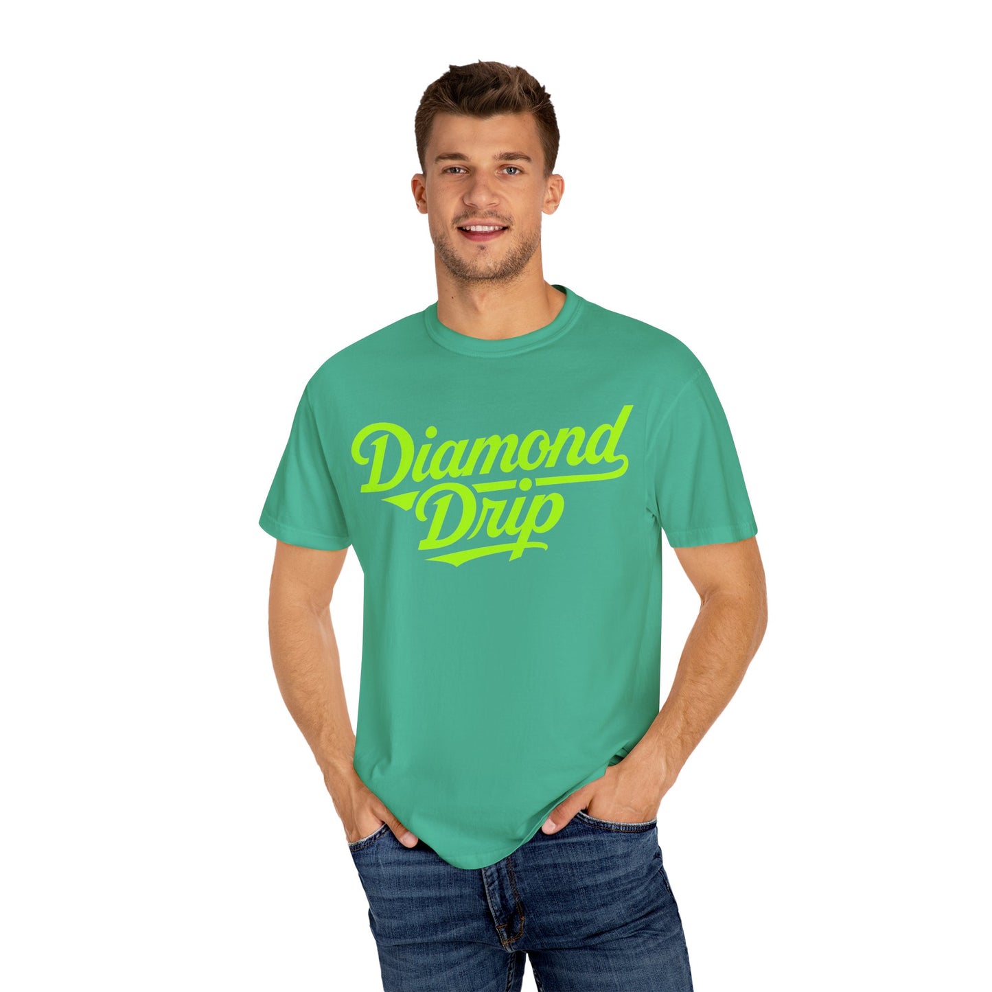 Diamond Drip Unisex Garment-Dyed T-Shirt