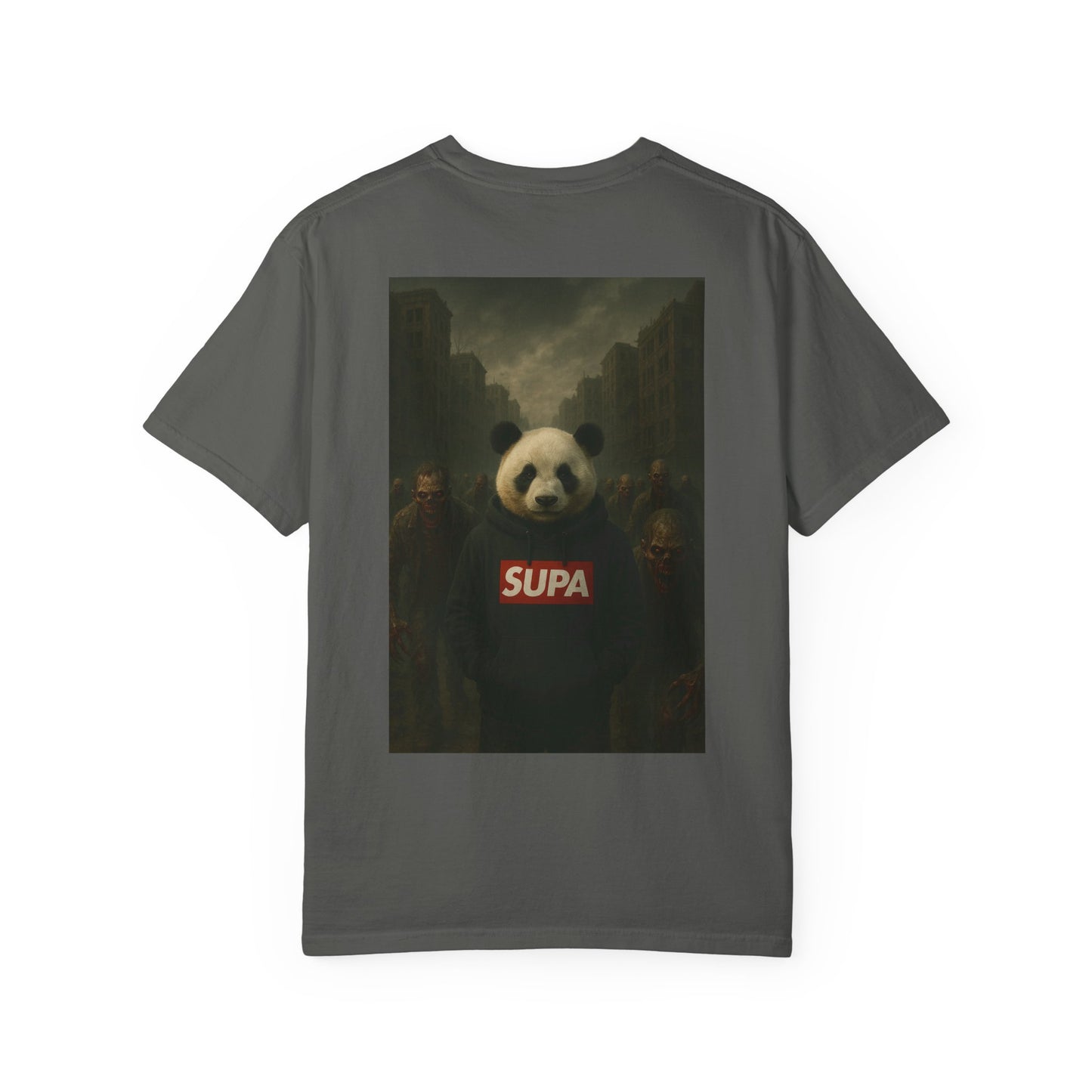 Supa Panda Graphic T-Shirt — Streetwear Tee with 'Supa' Drippy Logo