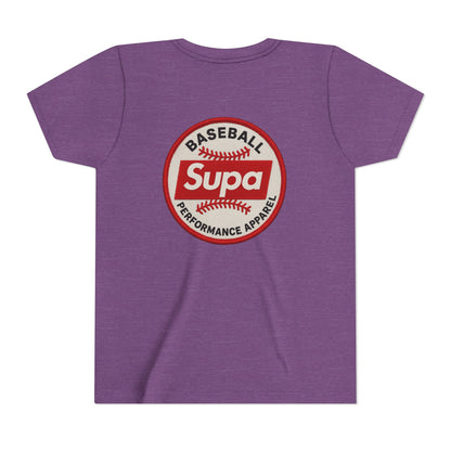 Supa Baseball Youth Tee - Cool Performance Shirt for Young Athletes