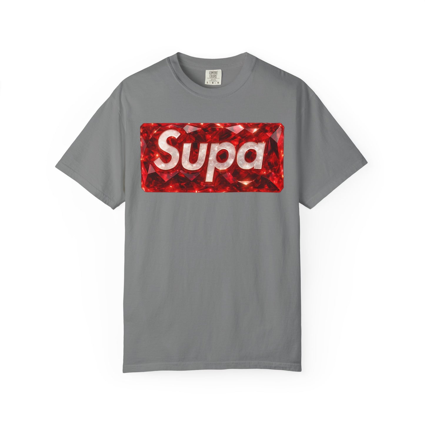 Supa Crystal Skull & Roses T-Shirt