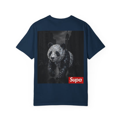 Supa Panda Unisex Garment-Dyed T-Shirt