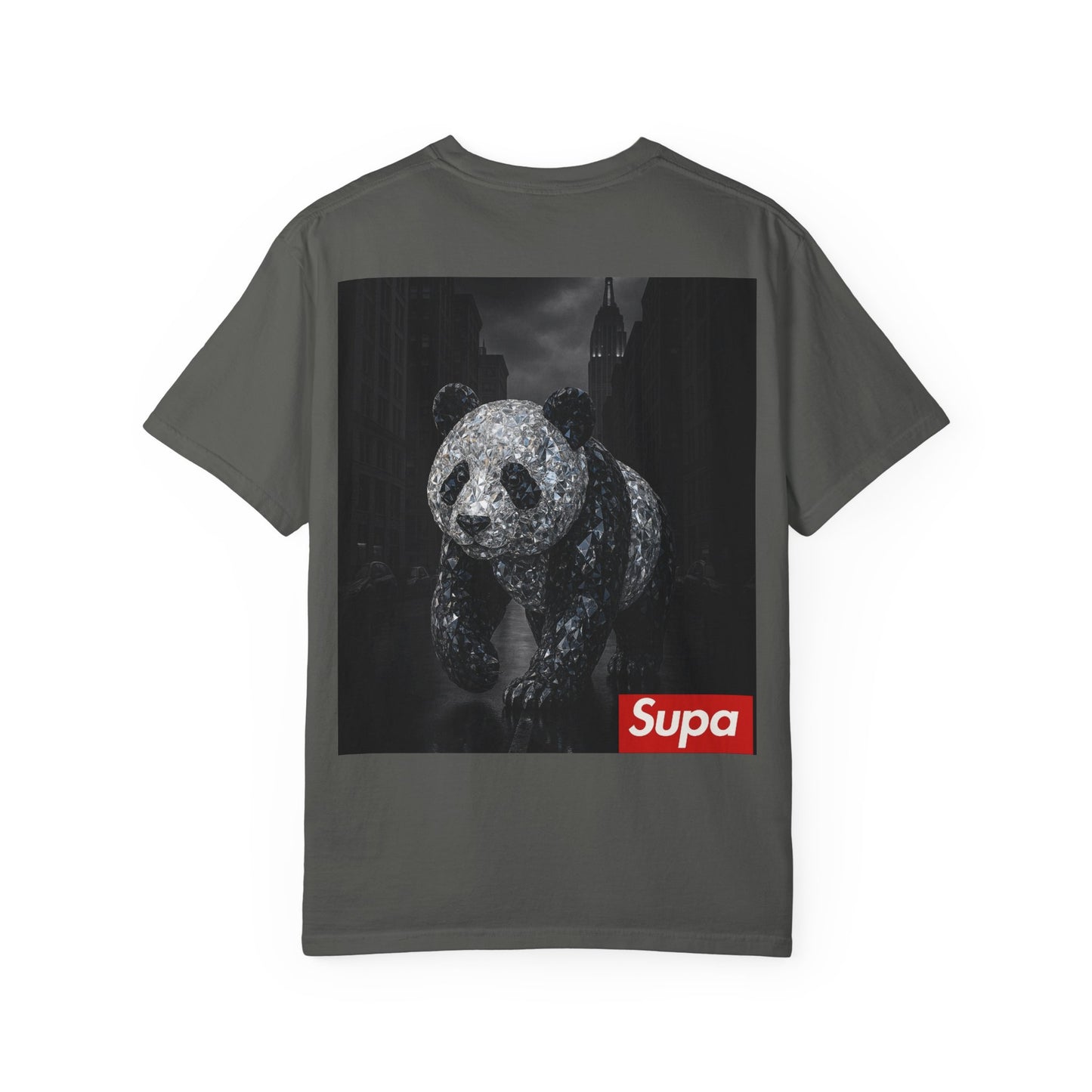 Supa Panda Unisex Garment-Dyed T-Shirt