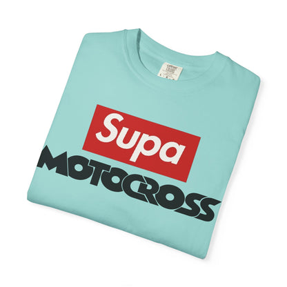 Motocross T-Shirt — "Supa" Logo & Back Graphic (Peace in a Storm)
