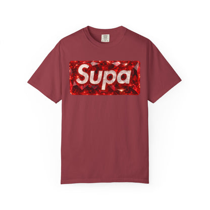 Supa Crystal Skull & Roses T-Shirt