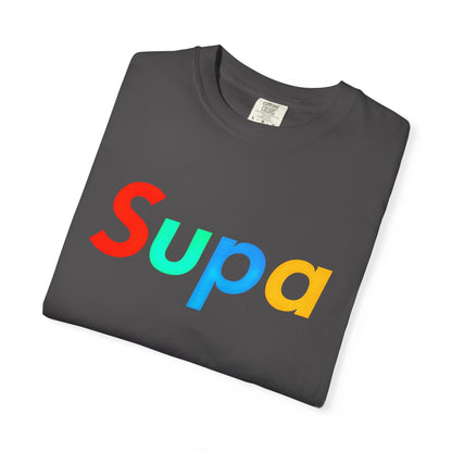 Supa Graphic T-Shirt — 'Stand Out in the Shadows' Colorful Logo Tee