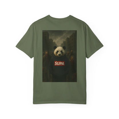 Supa Panda Graphic T-Shirt — Streetwear Tee with 'Supa' Drippy Logo