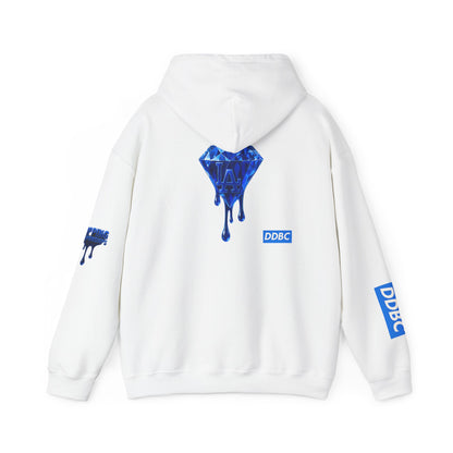 Diamond Drip Hoodie — Blue Dripping Diamond Graphic Sweatshirt
