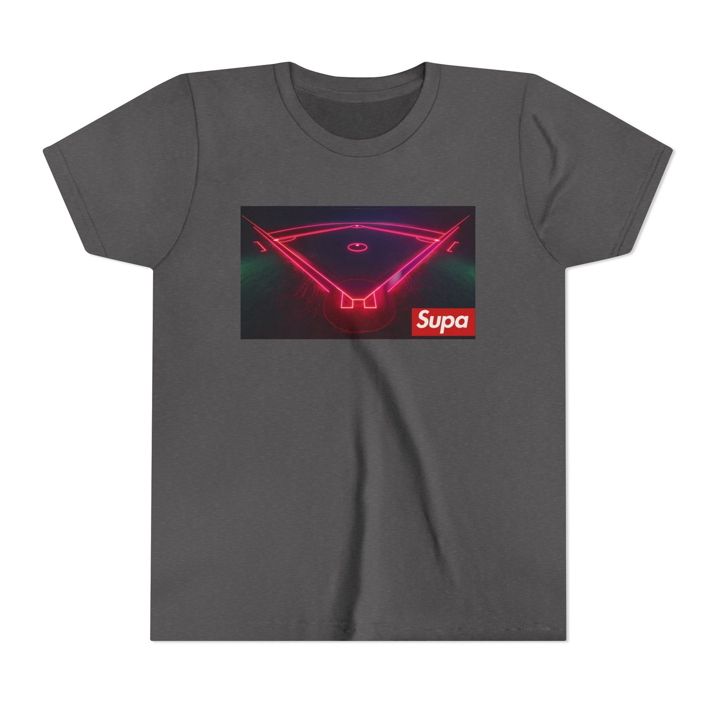 Neon Vibe Youth Tee with Supa Graphic