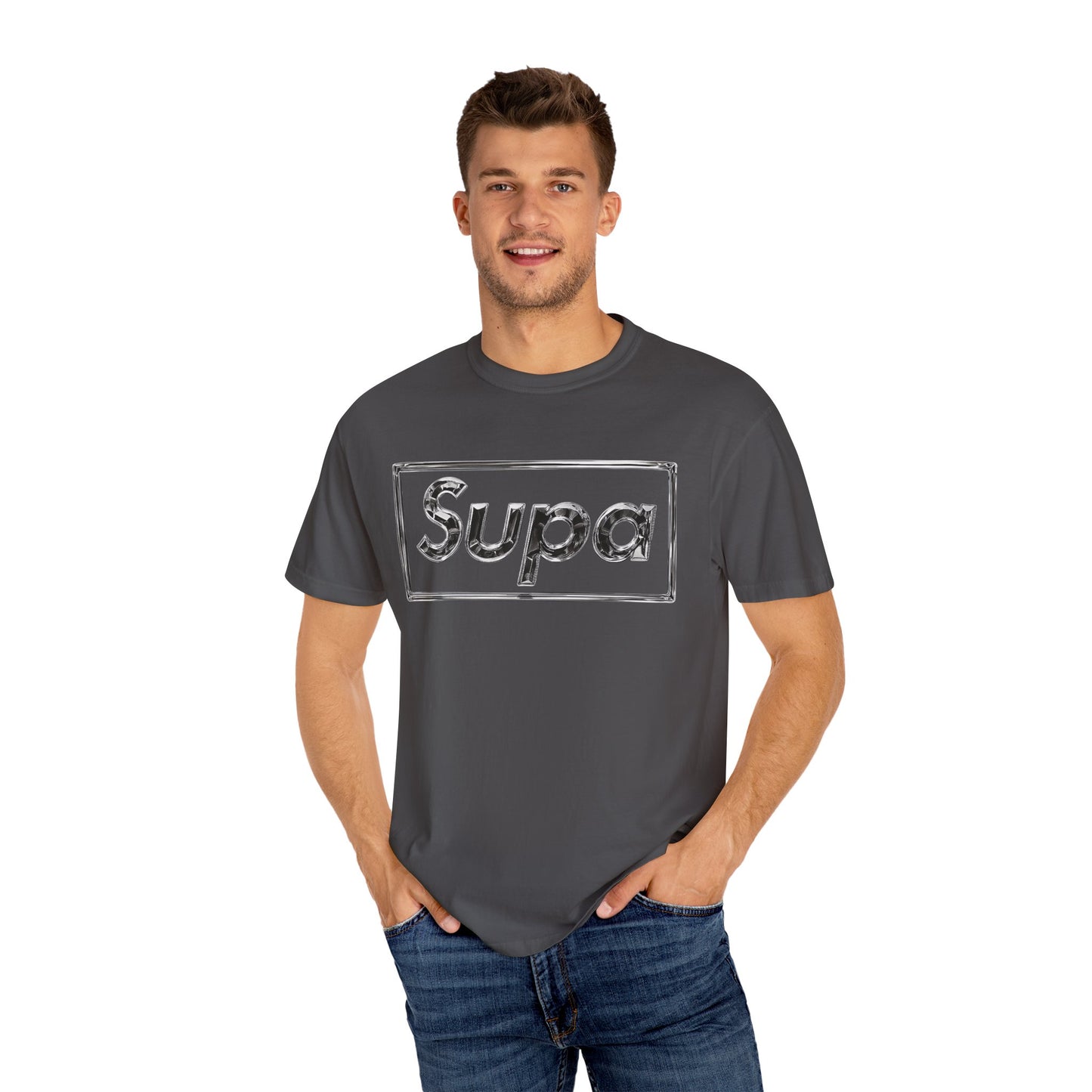 Supa Panda Unisex Garment-Dyed T-Shirt