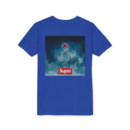 Supa Youth Short Sleeve Tee - Cool Skeleton Design