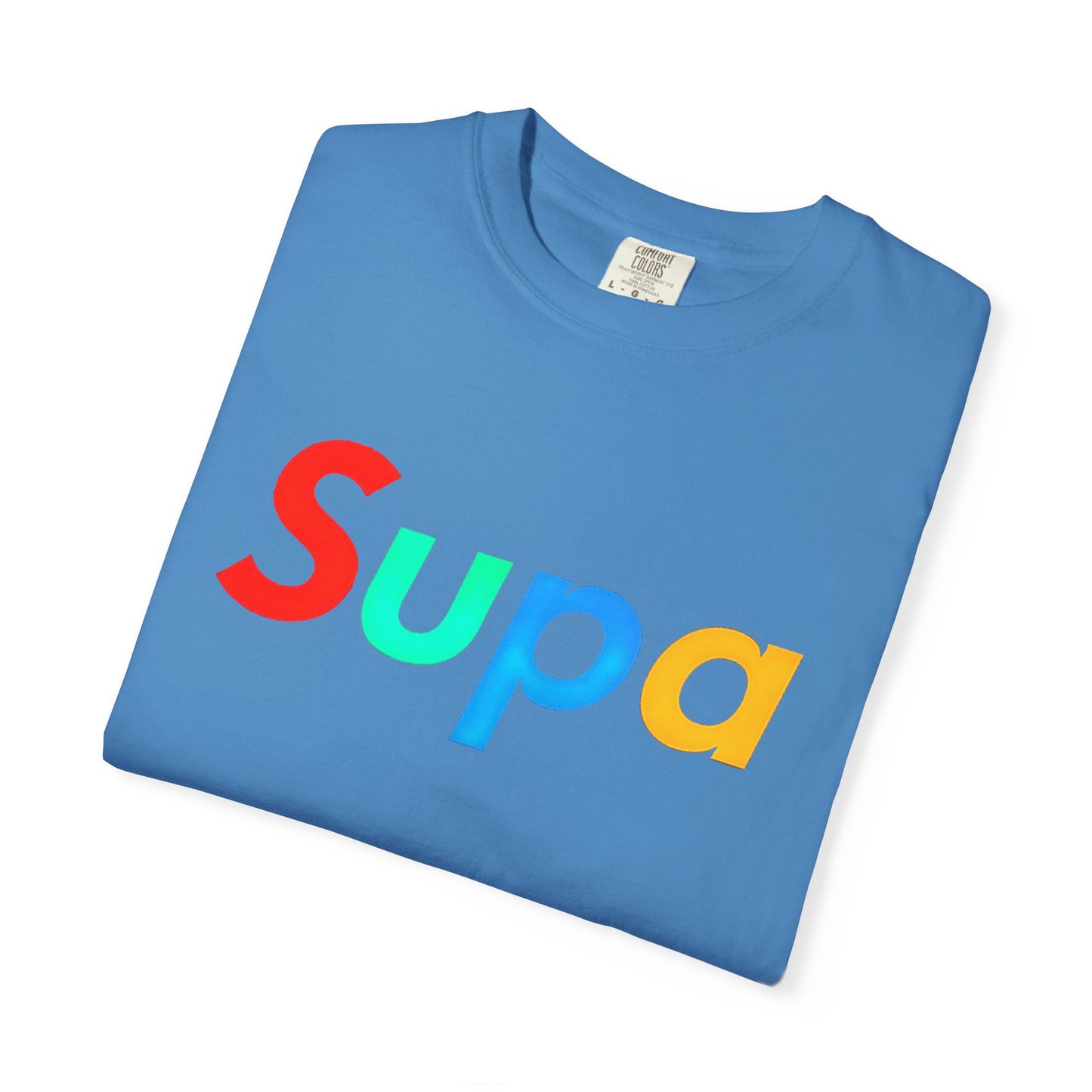 Supa Graphic T-Shirt — 'Stand Out in the Shadows' Colorful Logo Tee