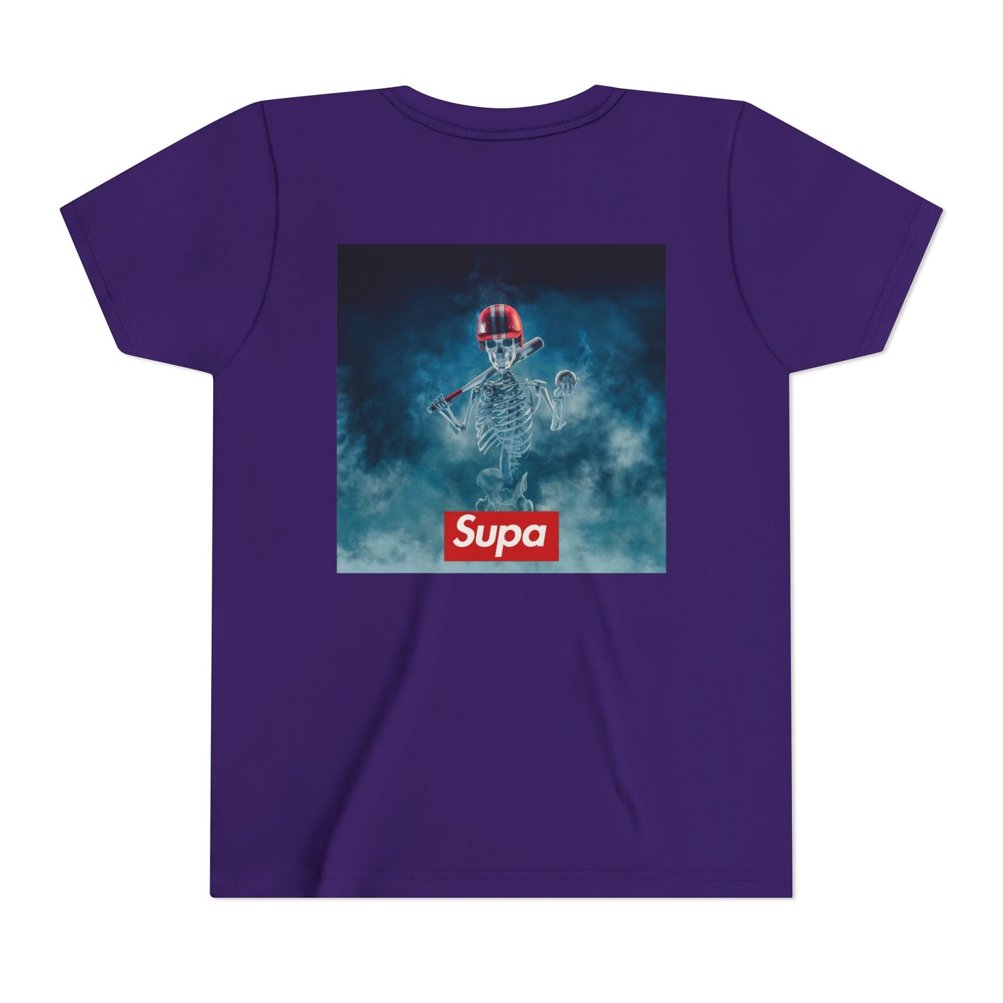 Supa Youth Short Sleeve Tee - Cool Skeleton Design