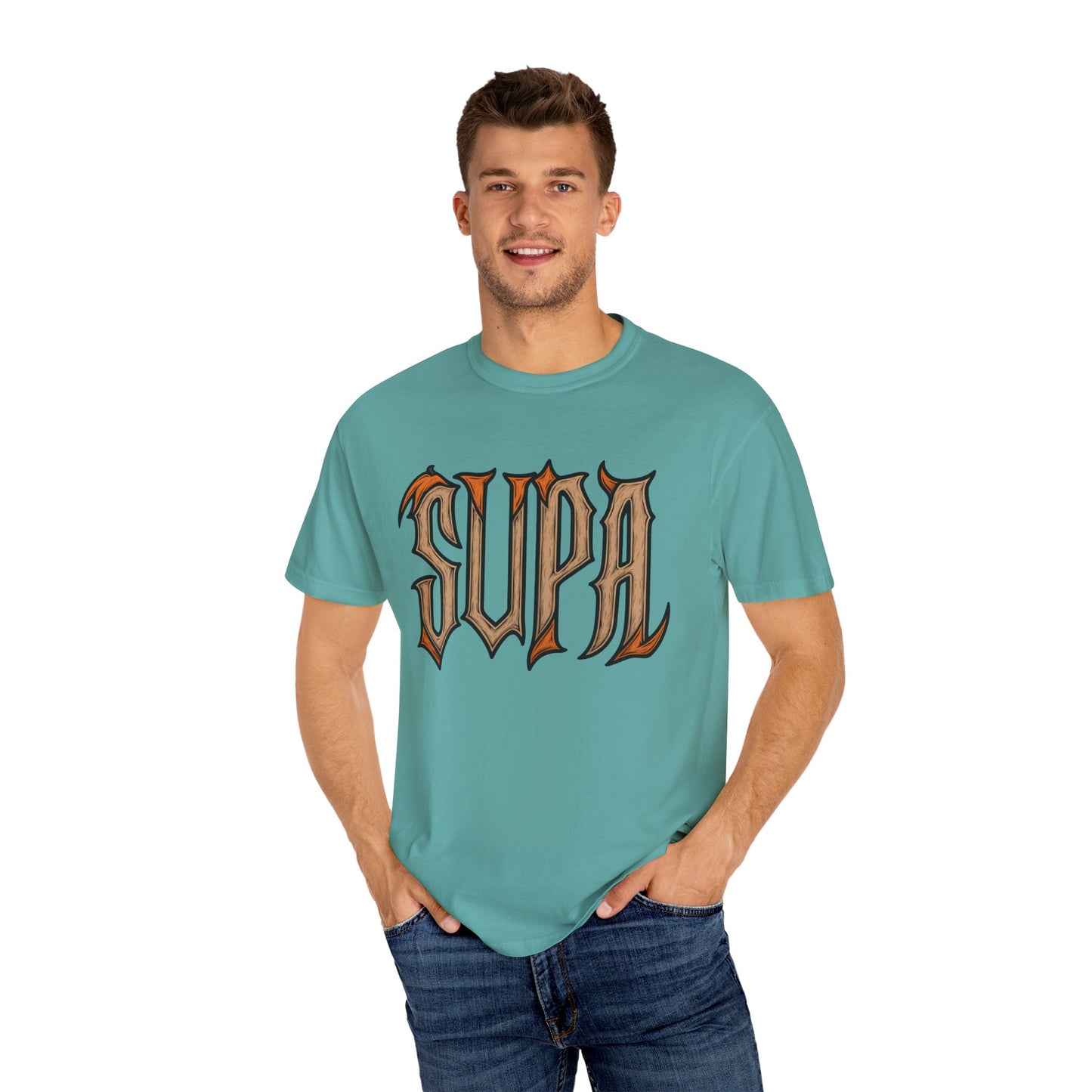 Skull Coffin Tee — Supa Winged Skull Graphic T-Shirt