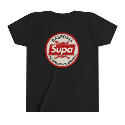 Supa Baseball Youth Tee - Cool Performance Shirt for Young Athletes