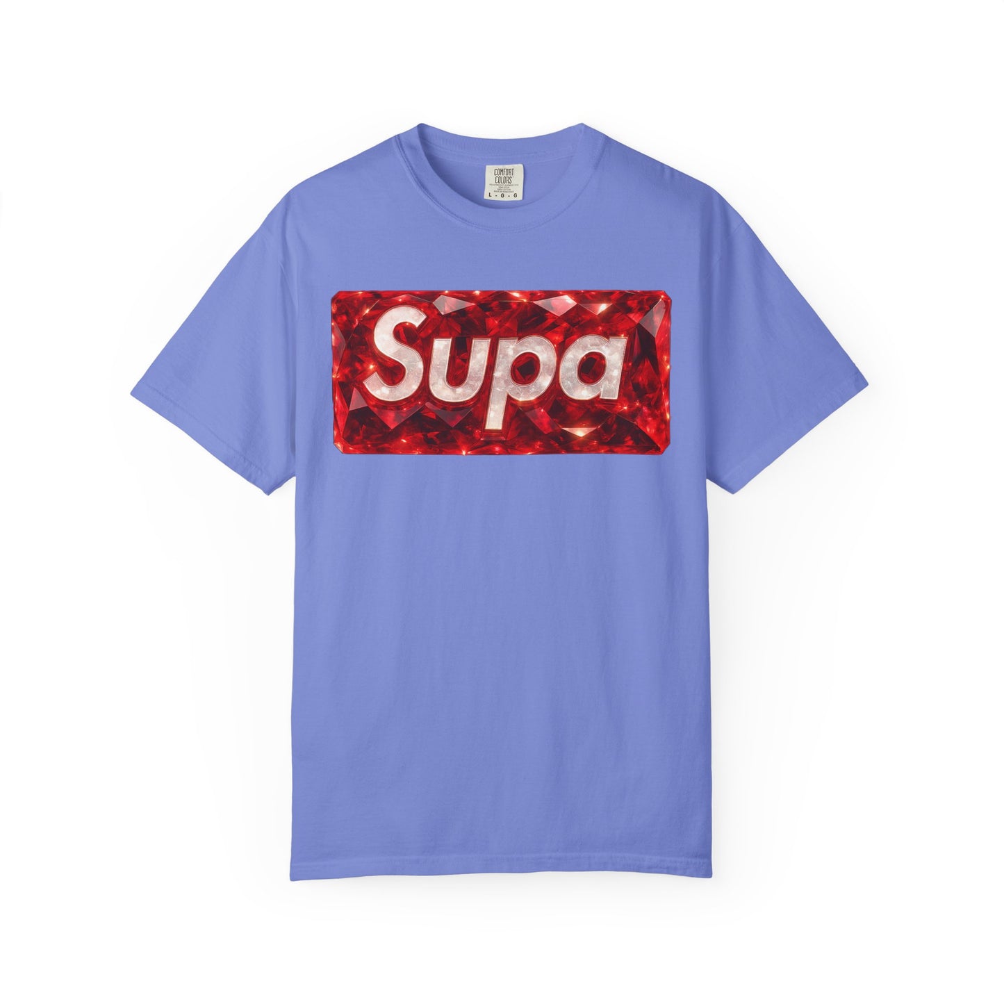 Supa Crystal Skull & Roses T-Shirt