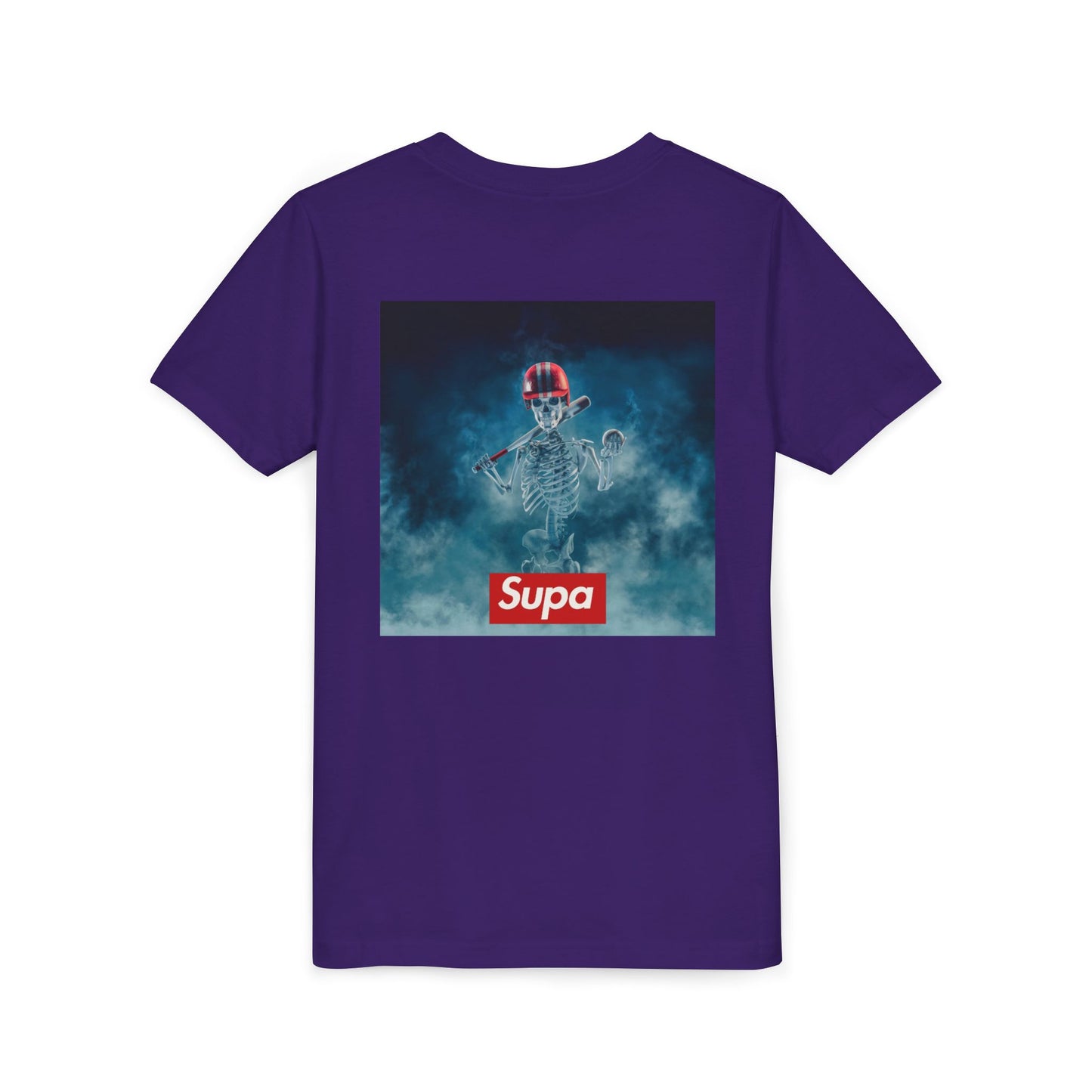 Supa Youth Short Sleeve Tee - Cool Skeleton Design