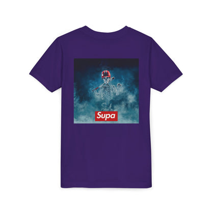 Supa Youth Short Sleeve Tee - Cool Skeleton Design