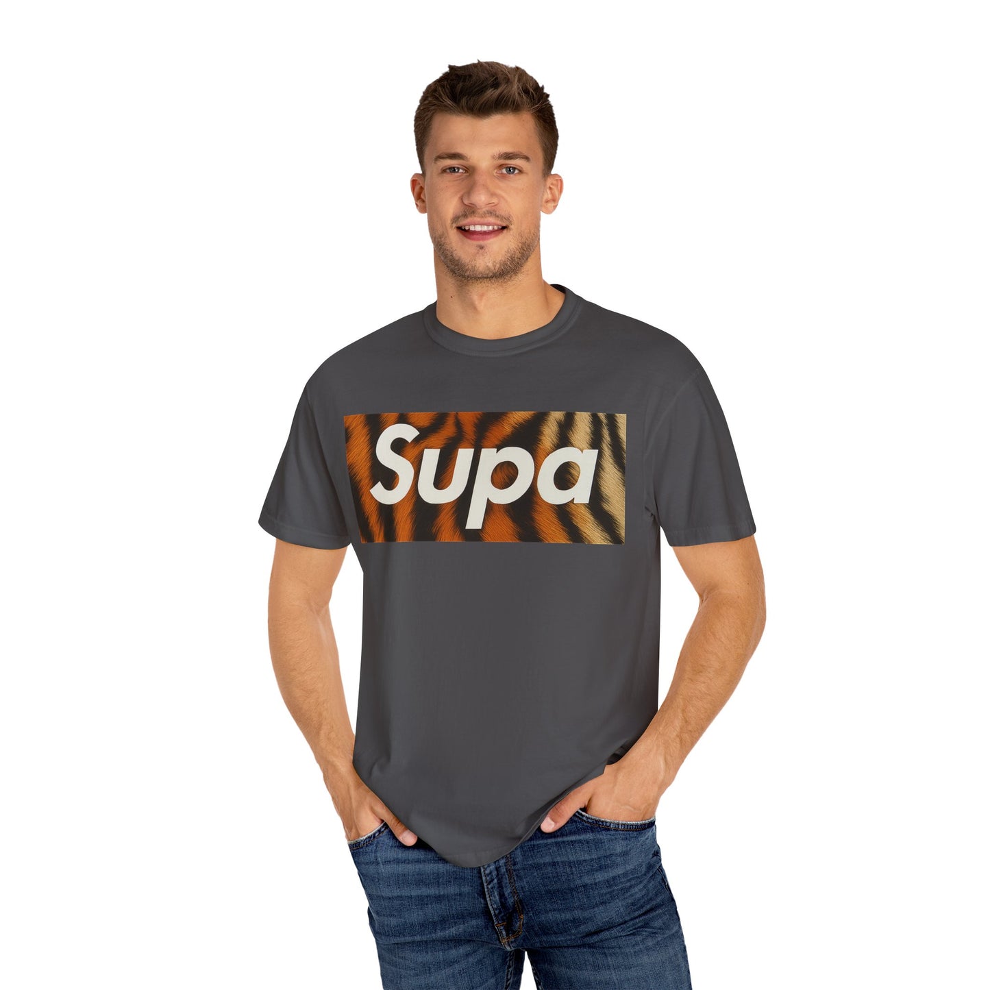 Supa Tiger Unisex Garment-Dyed T-Shirt