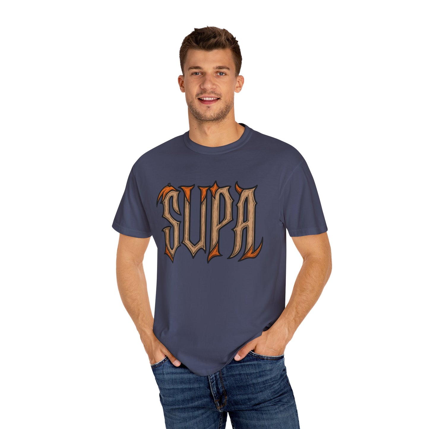 Skull Coffin Tee — Supa Winged Skull Graphic T-Shirt