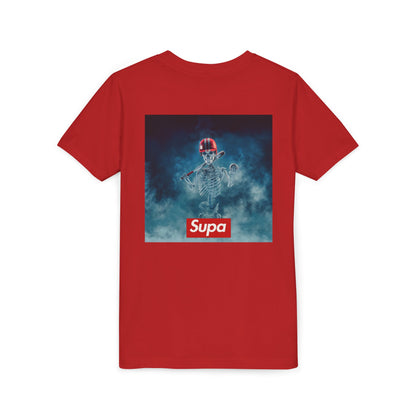 Supa Youth Short Sleeve Tee - Cool Skeleton Design