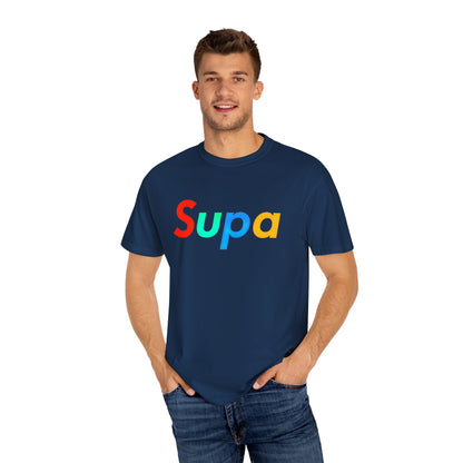 Supa Graphic T-Shirt — 'Stand Out in the Shadows' Colorful Logo Tee