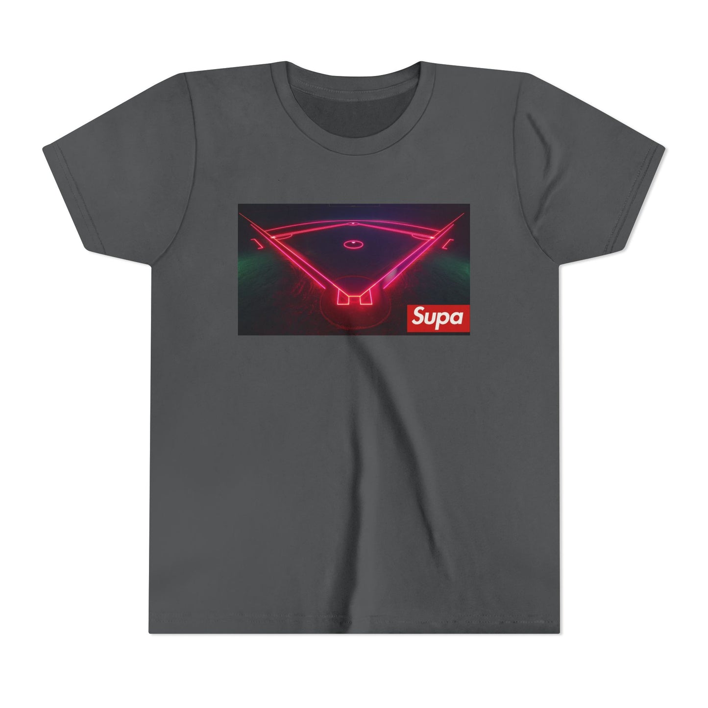 Neon Vibe Youth Tee with Supa Graphic