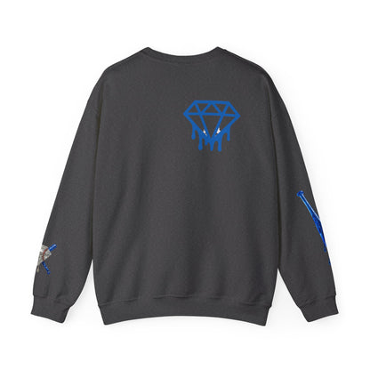 Crewneck Sweatshirt — DDBC Blue Logo Diamond Crewneck