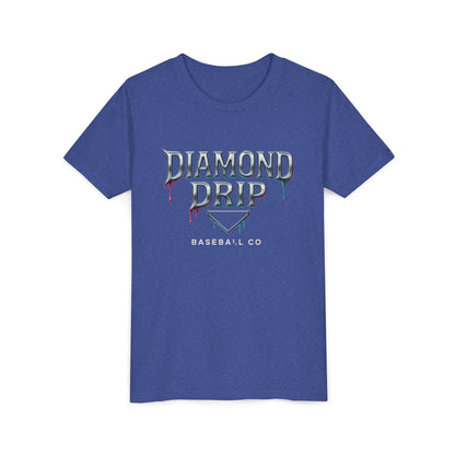 Youth Diamond Drip Short Sleeve Tee - Trendy Style for Young Fashionistas