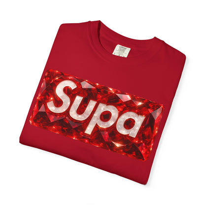 Supa Crystal Skull & Roses T-Shirt