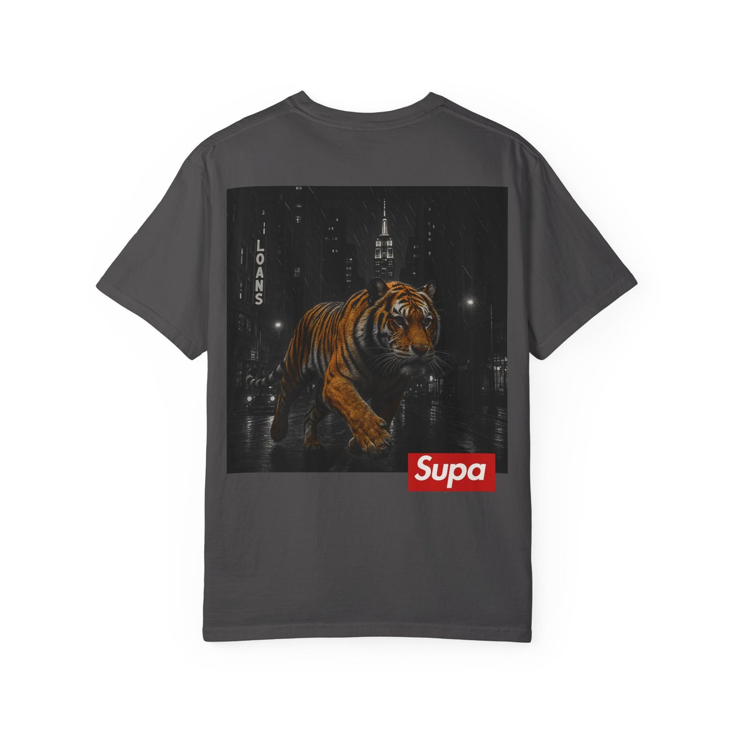 Supa Tiger Unisex Garment-Dyed T-Shirt