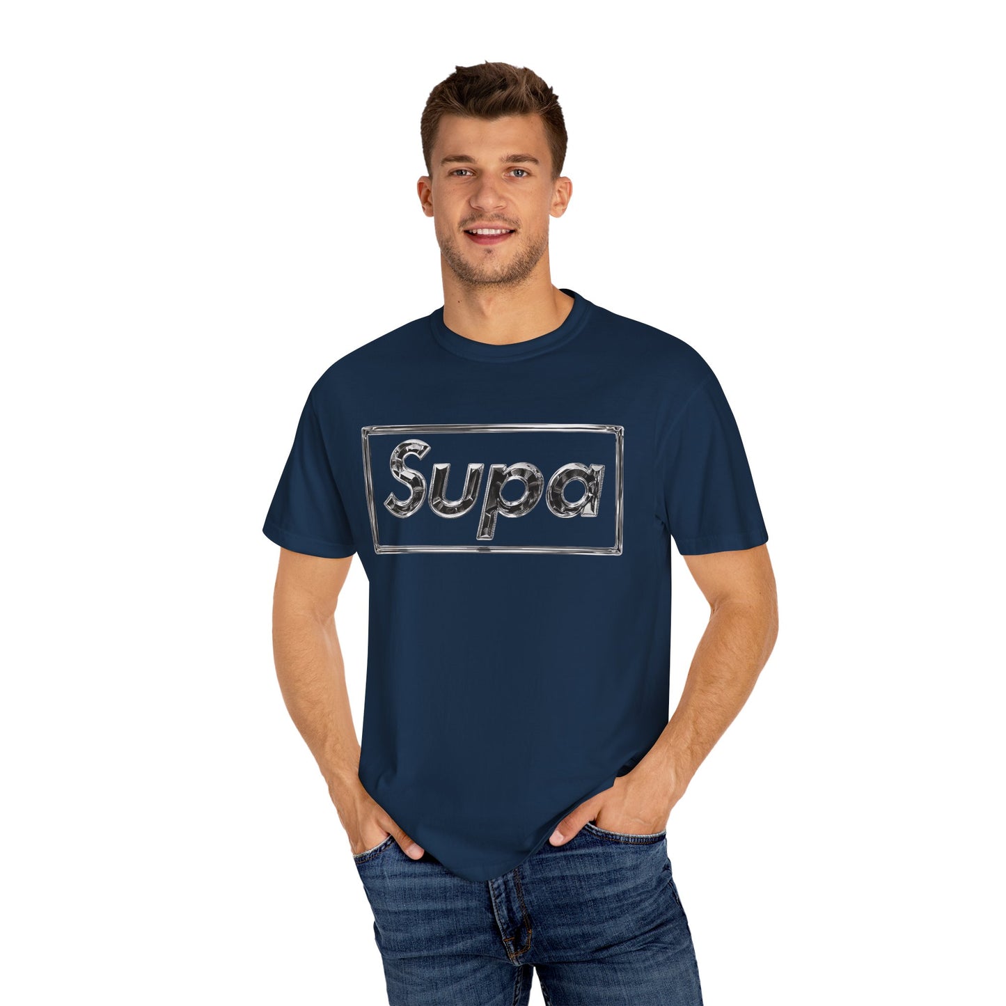 Supa Panda Unisex Garment-Dyed T-Shirt