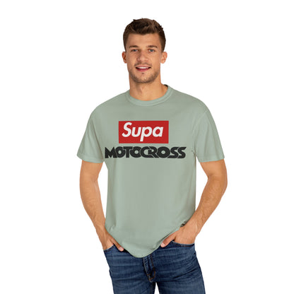 Motocross T-Shirt — "Supa" Logo & Back Graphic (Peace in a Storm)
