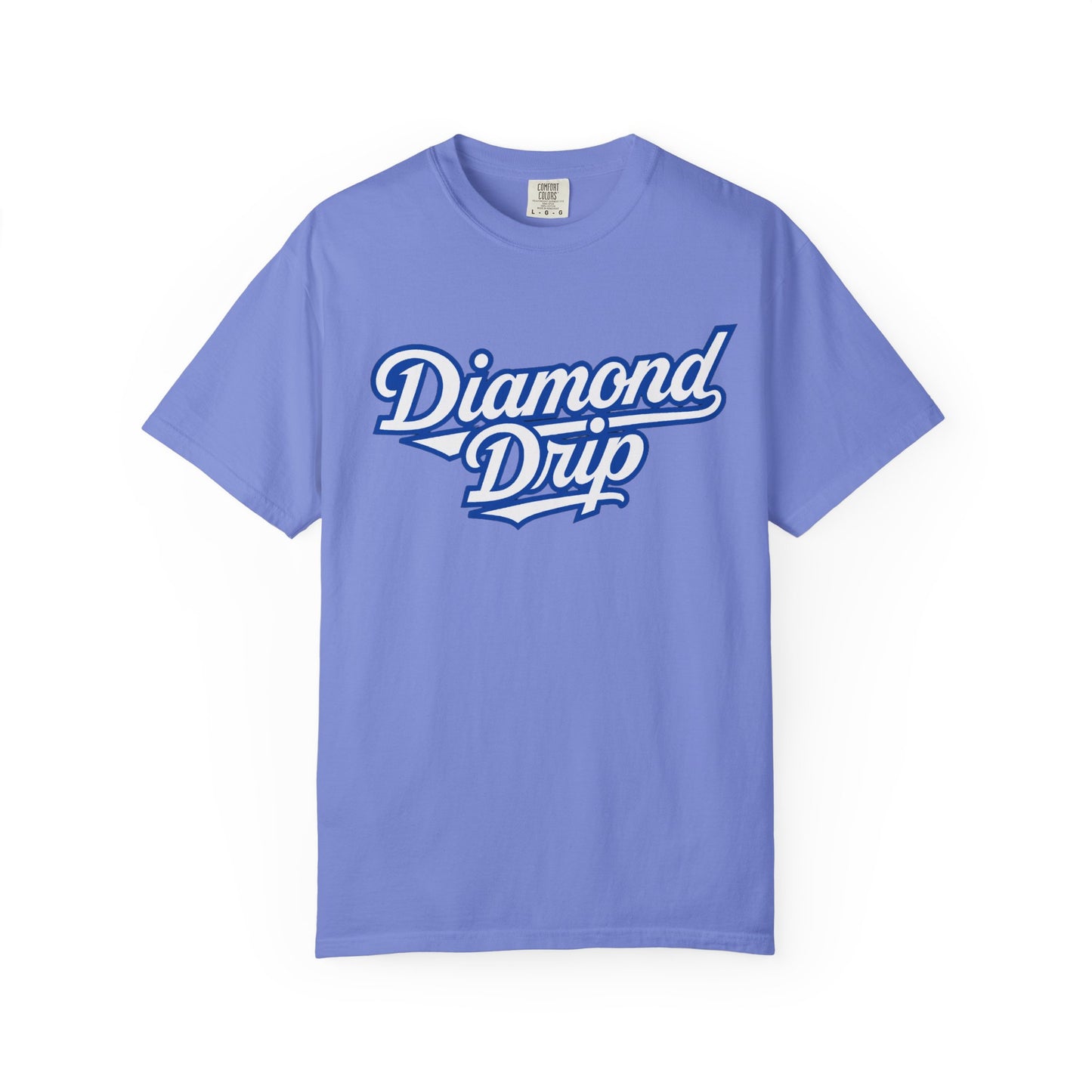Diamond Drip T-Shirt — Dripping Blue Diamond Graphic Tee