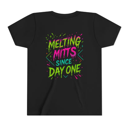 Youth Short Sleeve Tee - Diamond Drip Baseball & Melting Mitts Since Day One