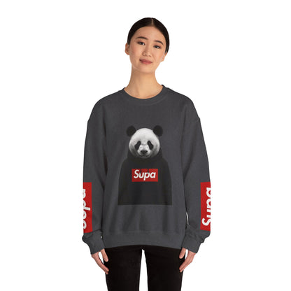 Panda 'Supa' Crewneck Sweatshirt — Streetwear Graphic Pullover