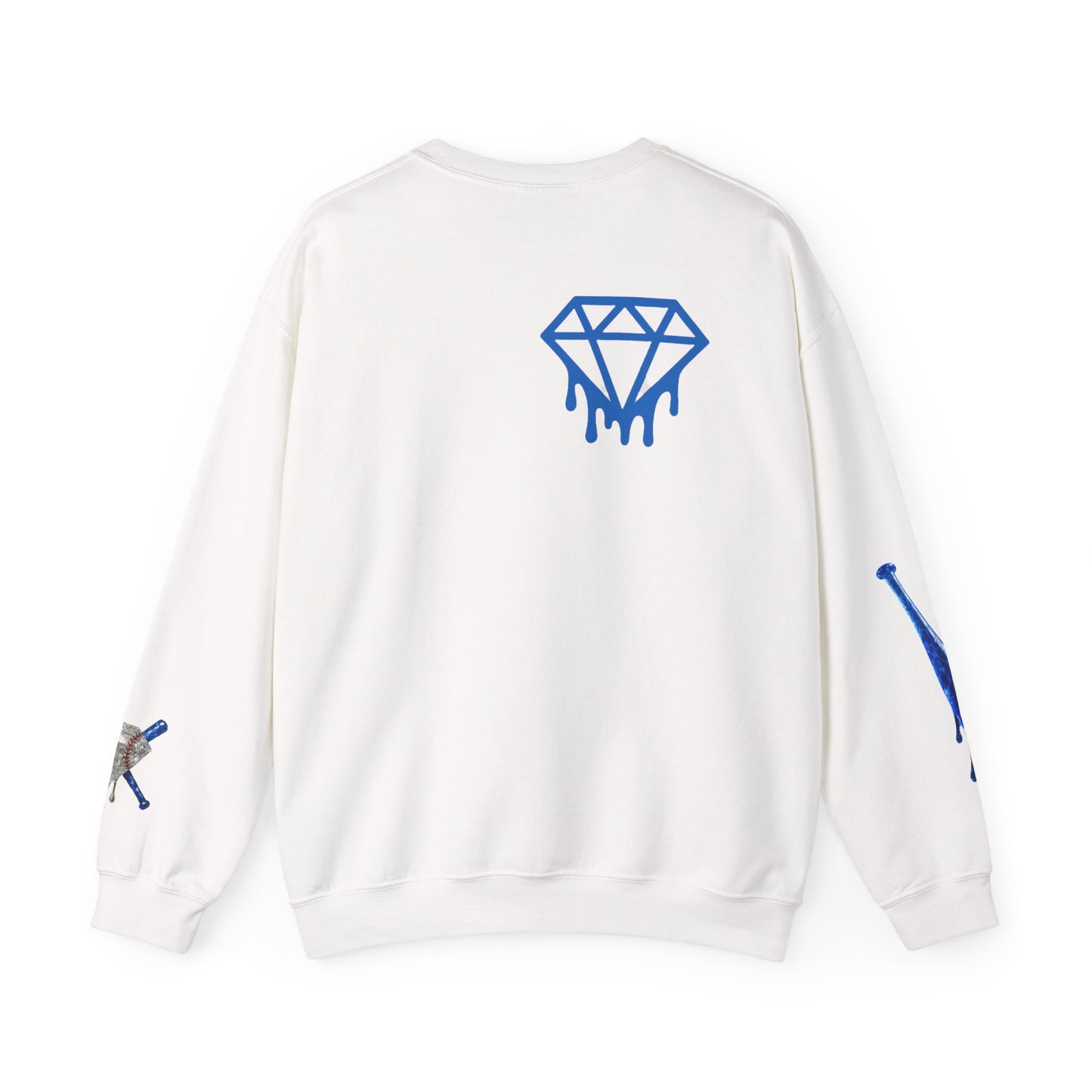 Crewneck Sweatshirt — DDBC Blue Logo Diamond Crewneck