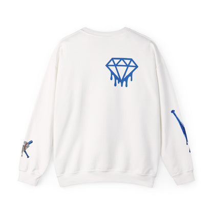 Crewneck Sweatshirt — DDBC Blue Logo Diamond Crewneck