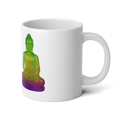 20oz Jumbo Mug — 'Supa' Street-Style Buddha Graphic Coffee Cup